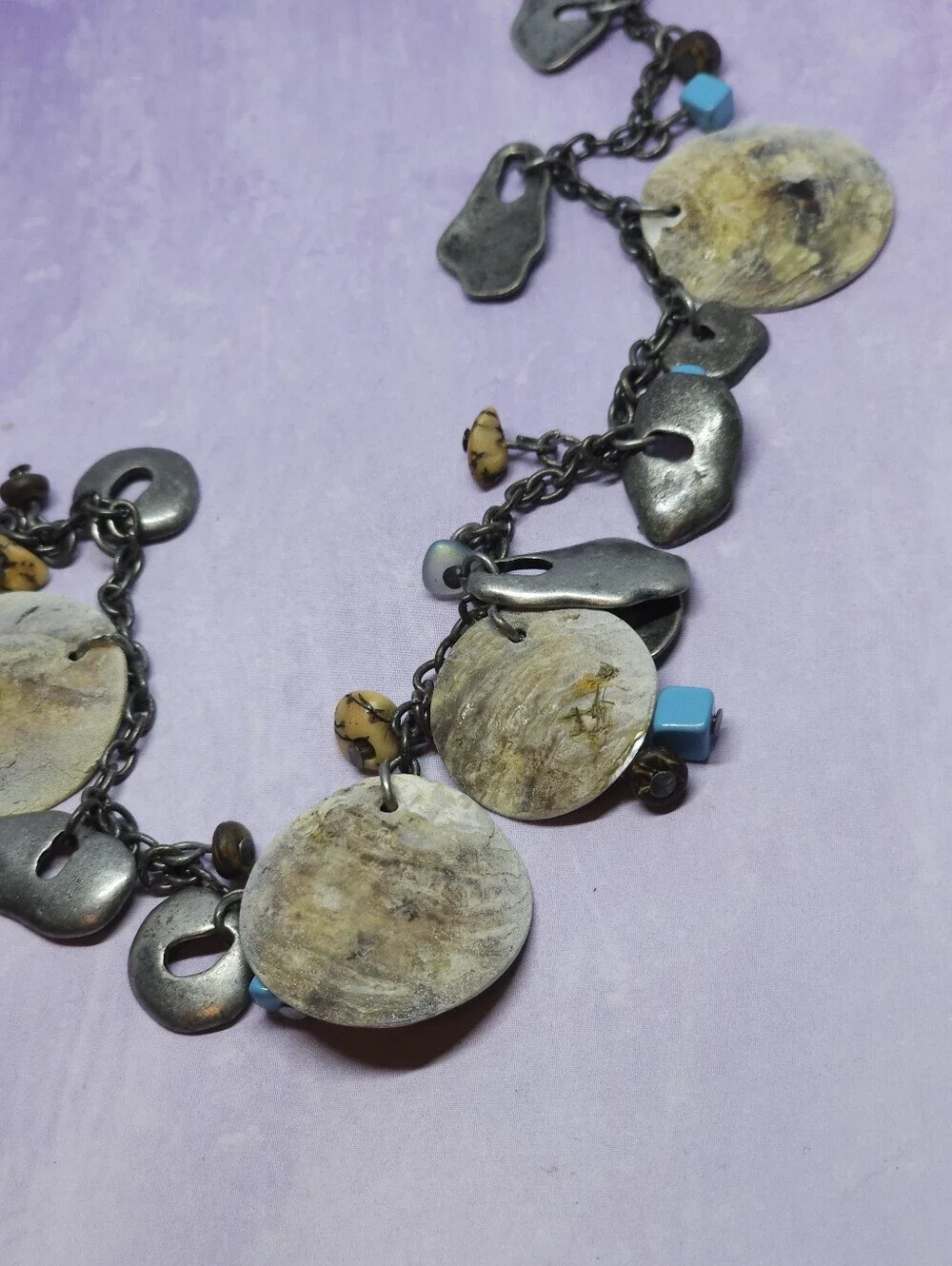 Coldwater Creek Seashore Flutter Shell Necklace